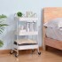 Carro Organizador 3 Estantes Con Ruedas Multiuso Reforzado Color Variante Blanco
