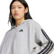 Campera de Mujer Adidas Gris - Negro