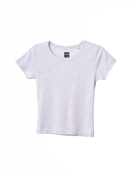 REMERA PEI GRIS CLARO