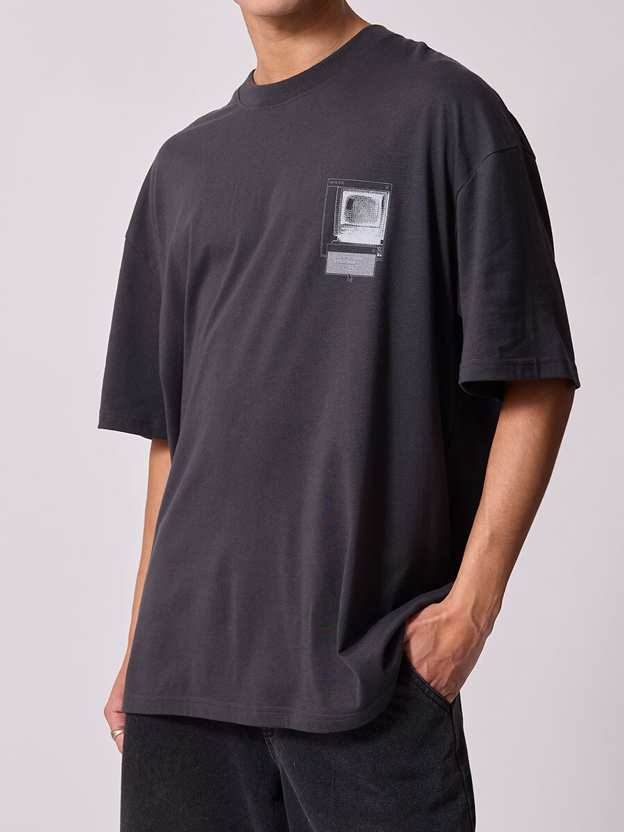 T-SHIRT GASTEL DIXIE - Gris Oscuro 