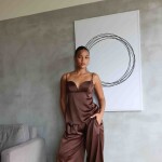 PANTALON BALI MARRON