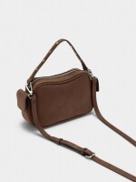 Bolso De Mano De Efecto Piel Con Tachuelas marron