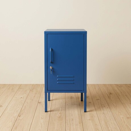 MESA LATERAL 1P METAL AZUL OLIVIA