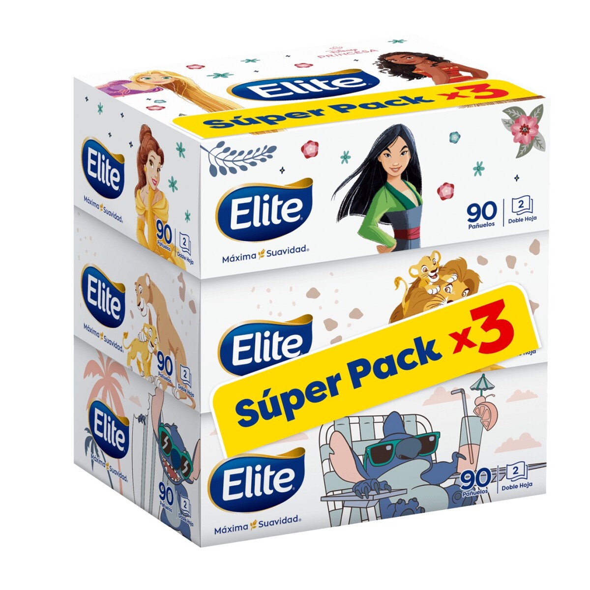 Pañuelos Elite Disney 270 Uds. 