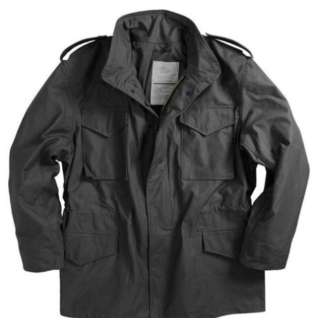 Campera M-65 con forro térmico Negro