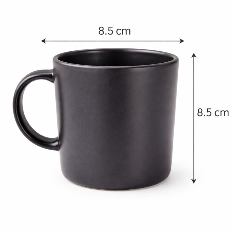 Taza de Cerámica 355ml Ibiza- Negro Taza de Cerámica 355ml Ibiza- Negro