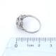 Anillo antiguo en oro 18k blanco y brillantes Anillo antiguo en oro 18k blanco y brillantes