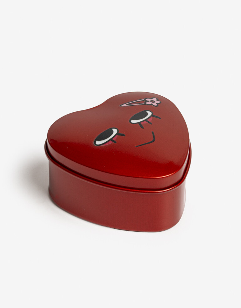 Rega Varios Lata Metálica Broken Hearts - Combinacion Tricolor