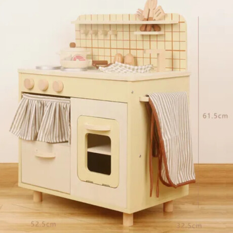 Juego Infantil de Cocina Madera Vintage