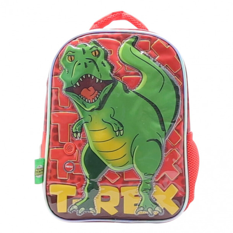 MOCHILA DINO CON SONIDOS DE ESPALDA DI086 30,5 CM MOCHILA DINO CON SONIDOS DE ESPALDA DI086 30,5 CM