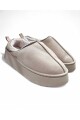 PANTUFLA PLATAFORMA TIPO ZUECO Crudo
