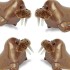 Peluche Morsa Titanio Brillante Juguete Aurora Niño Niña Peluche Morsa Titanio Brillante Juguete Aurora Niño Niña