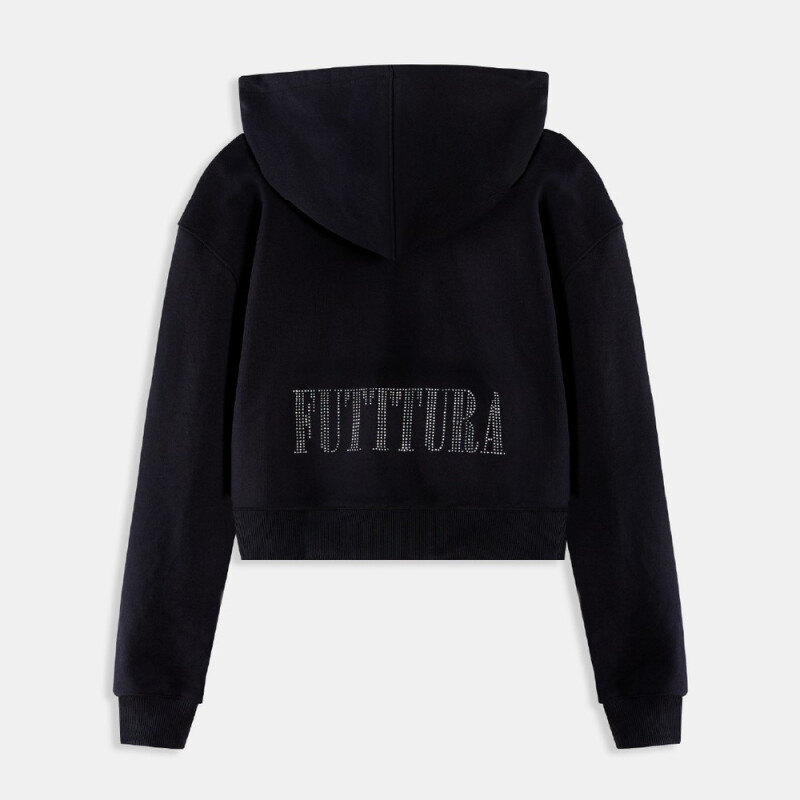 HW TERRY FZ TINI FUTTTURA-BLK BLK-001