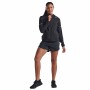 Casaca Running Aero Jacket Mujer Black/silver Reflective