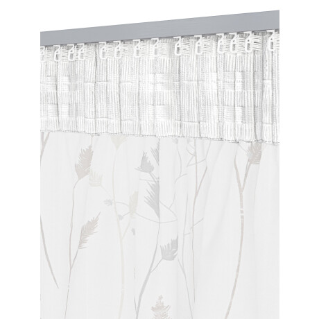 Cortina KINN 1x140x300 flores Estampado
