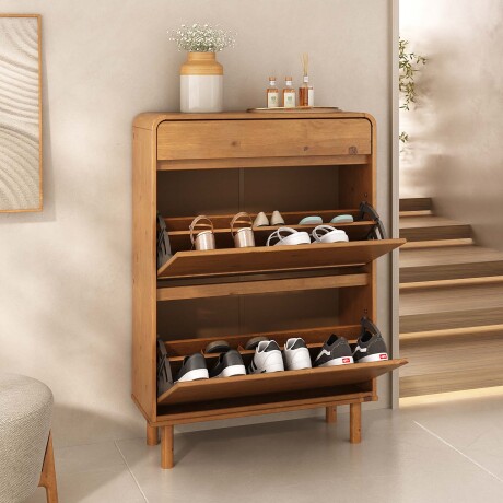 ZAPATERA MADERA NATURAL-BEIGE FORT