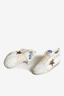 MID STAR GLITTER UPPER LAMINAT Blanco