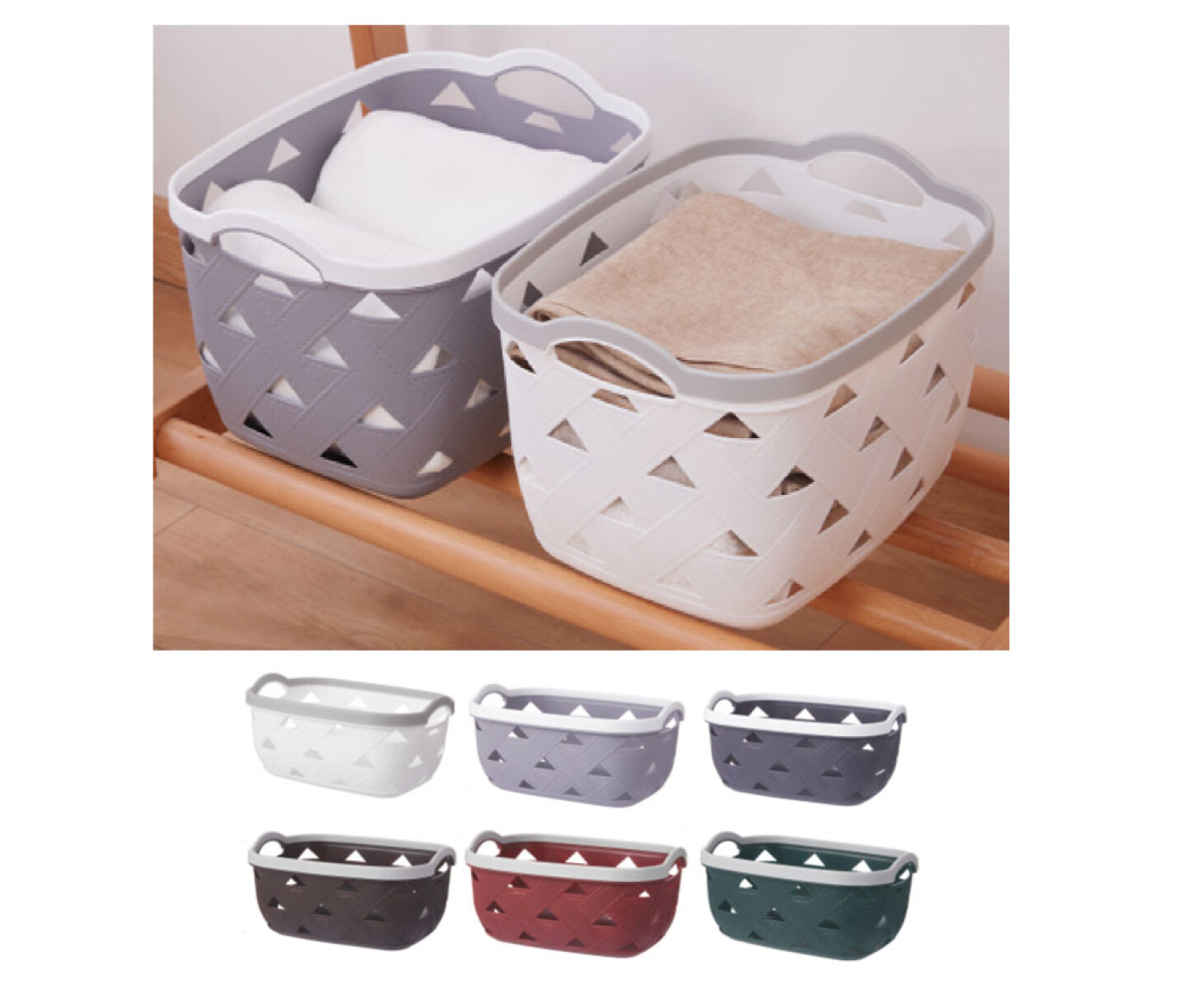 Ho.Organizador de plastico 26x19.4x13.8 - N/a 