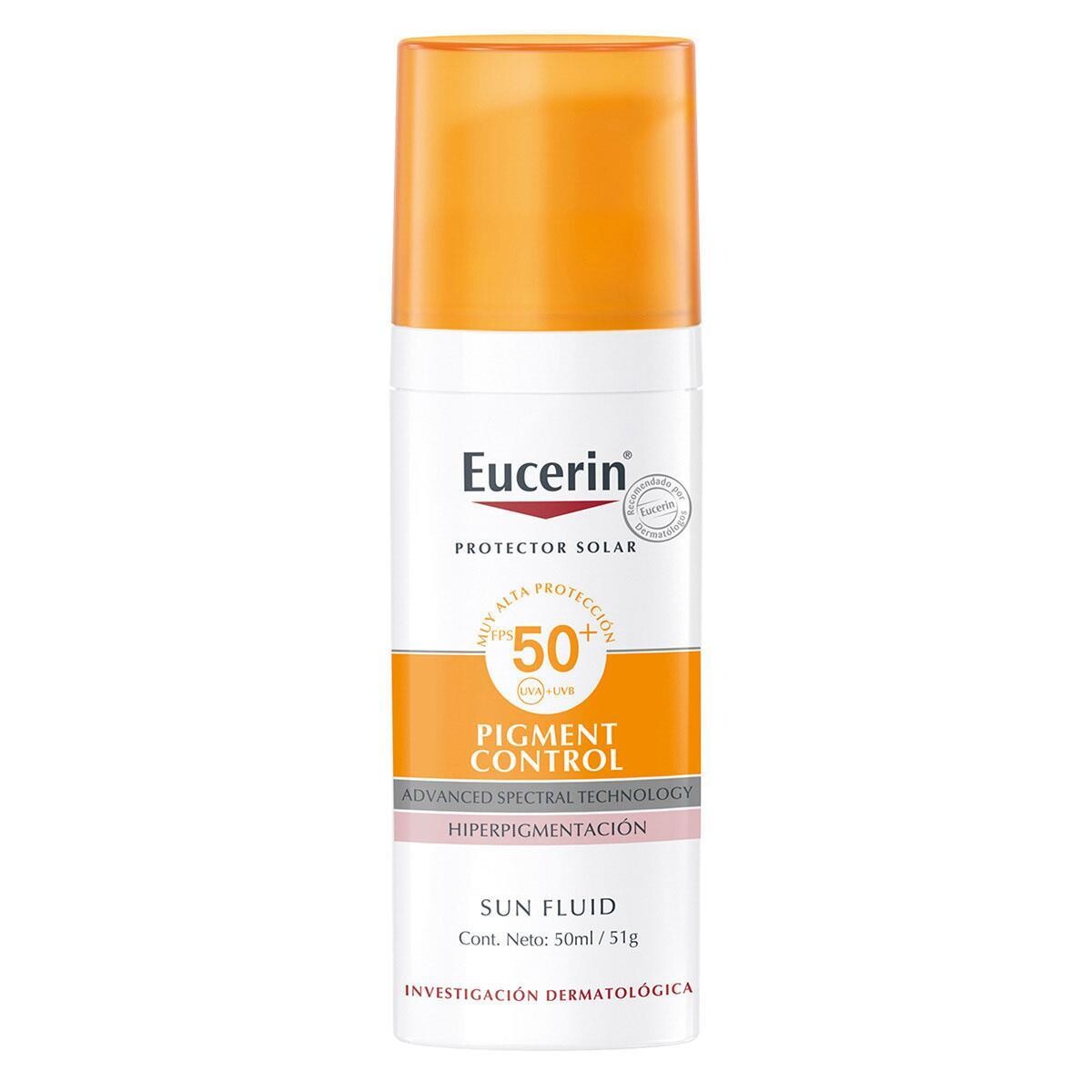 Eucerin Solar Facial Crema Pigment Control Corrector Manchas 50 FPS 50 ml | Corrige Manchas y Protege la Piel