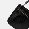 Mini Bag Liana En Cuero Print Lagarto Negro