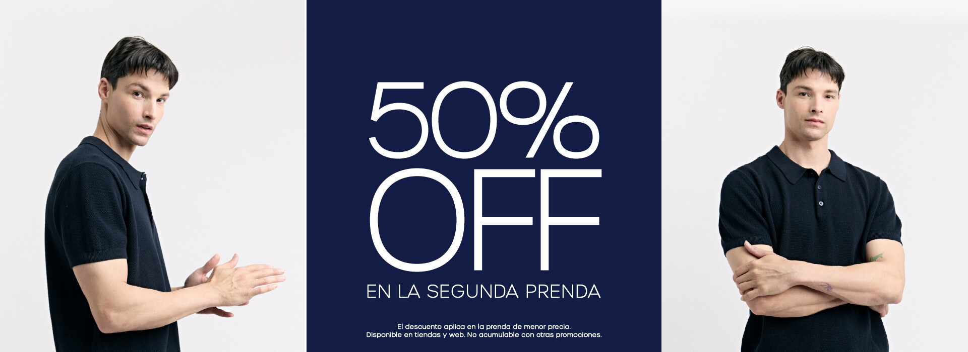 Segunda al 50% OFF