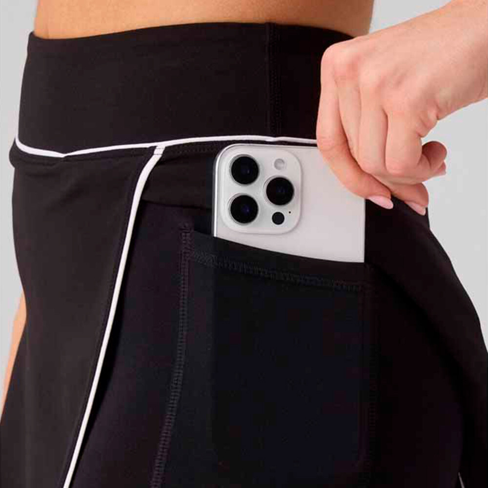 Faldas On-The-Go Classic Mini Skirt Mujer Black/classic White