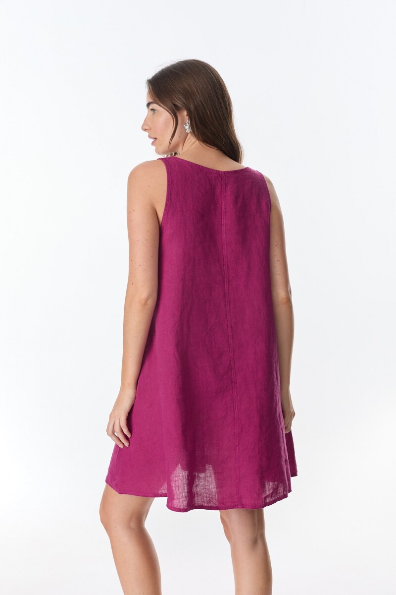 Vestido Diario Magenta