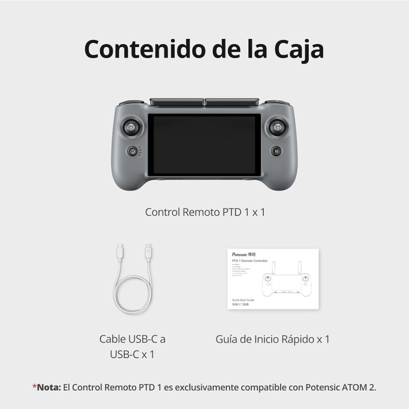 Control Remoto Potensic PD1 con pantalla Control Remoto Potensic PD1 con pantalla