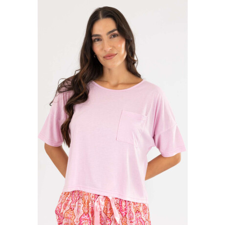 Pink Paisley Pant Rosado