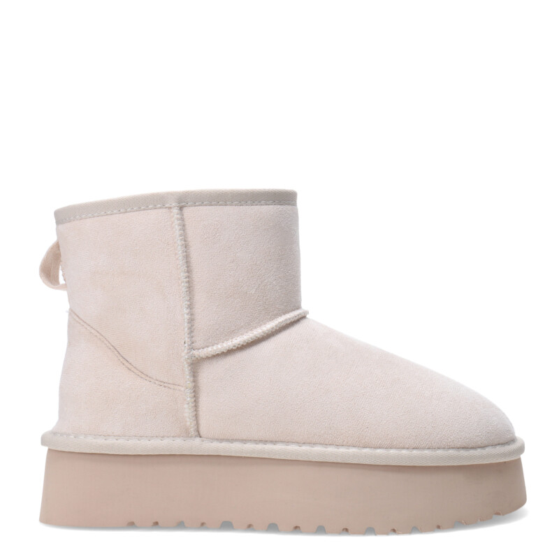 Botas de Mujer Miss Carol CREEK con plataforma Beige Claro
