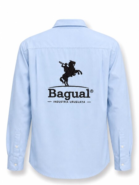 Camisa Criolla Bagual Celeste
