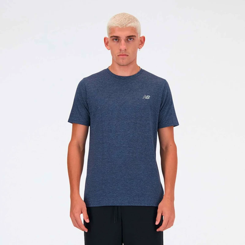 Remera Heathertech de Hombre Azul