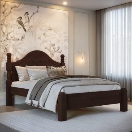 CAMA 2 PLAZAS CLASSICA 1,40 . OURO COLOR CAFE CAMA 2 PLAZAS CLASSICA 1,40 . OURO COLOR CAFE