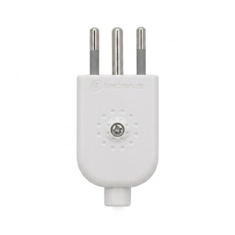 FICHA 2P+T 10A Ficha Macho 2P+T 10A Blanca