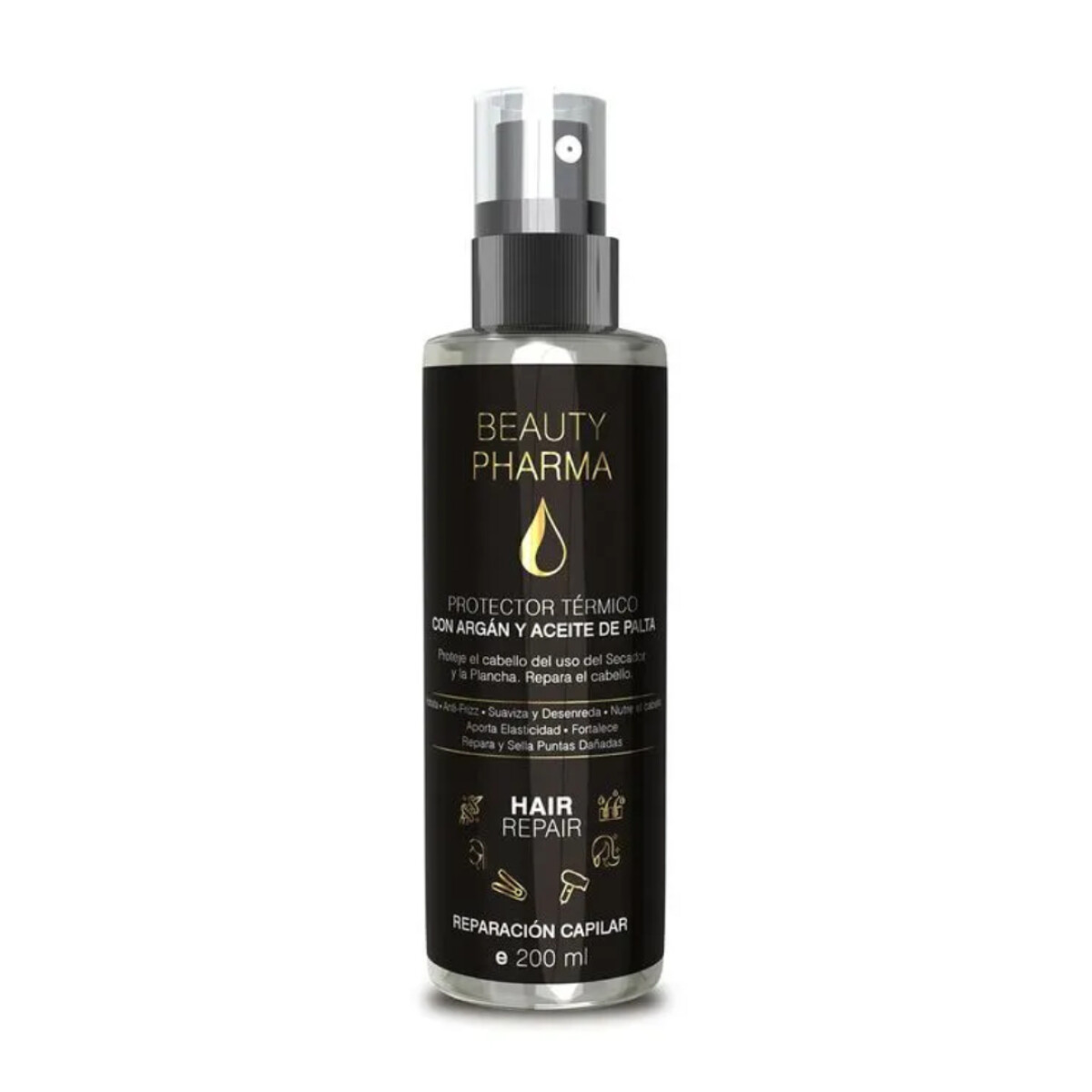 Protector Térmico en Spray con Argán y Palta – Beauty Pharma 