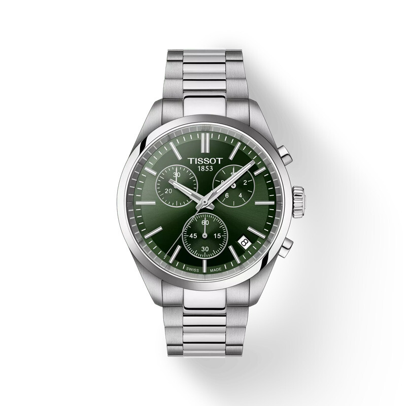 Reloj Tissot T1504171105100 para hombre con correa de acero Verde