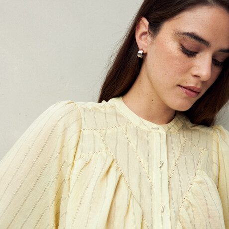 CAMISA ANTON AMARILLO PASTEL