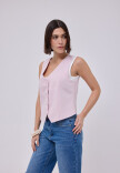 Chaleco Roma Rosa