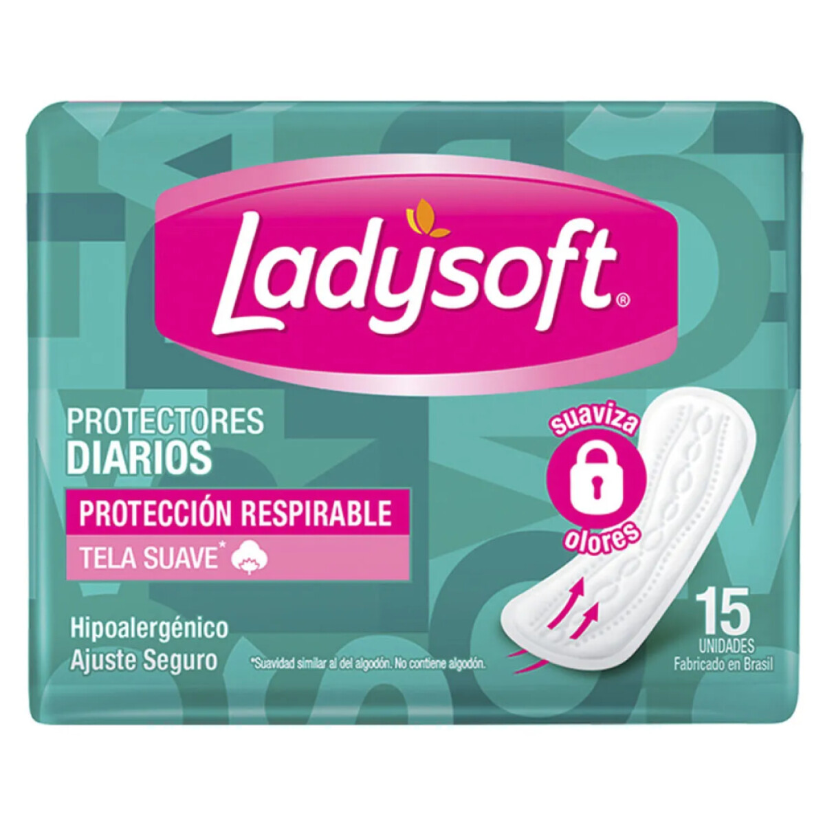 Protector Diario Ladysoft Respirables 15 Unidades 