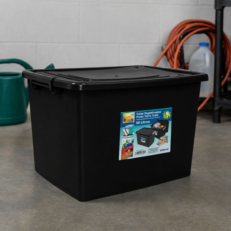 Caja organizadora 56 lts NEGRO