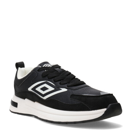 Championes de Hombre Umbro Refine Negro - Blanco