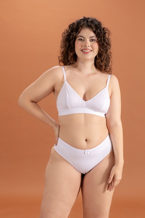 Top Triangular. BLANCO