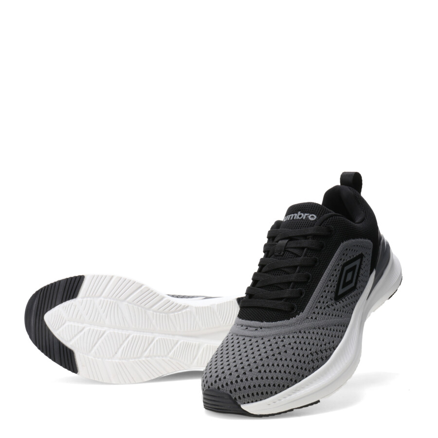 Championes de Hombre Umbro Lyro Gris - Negro