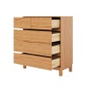Cómoda 5 Cajones - Madera Maciza - Square Cómoda 5 Cajones - Madera Maciza - Square