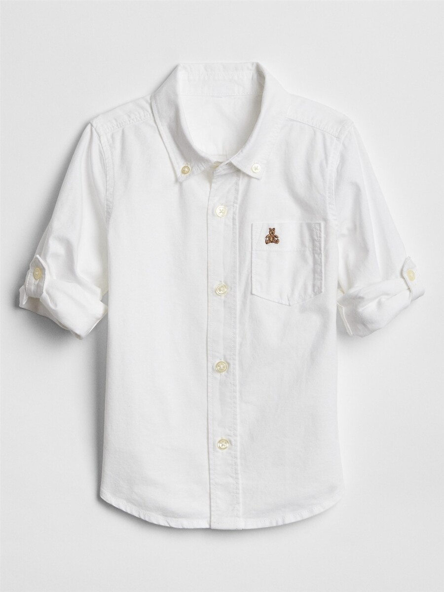 Camisa Oxford Brannan Toddler Niño - White000 
