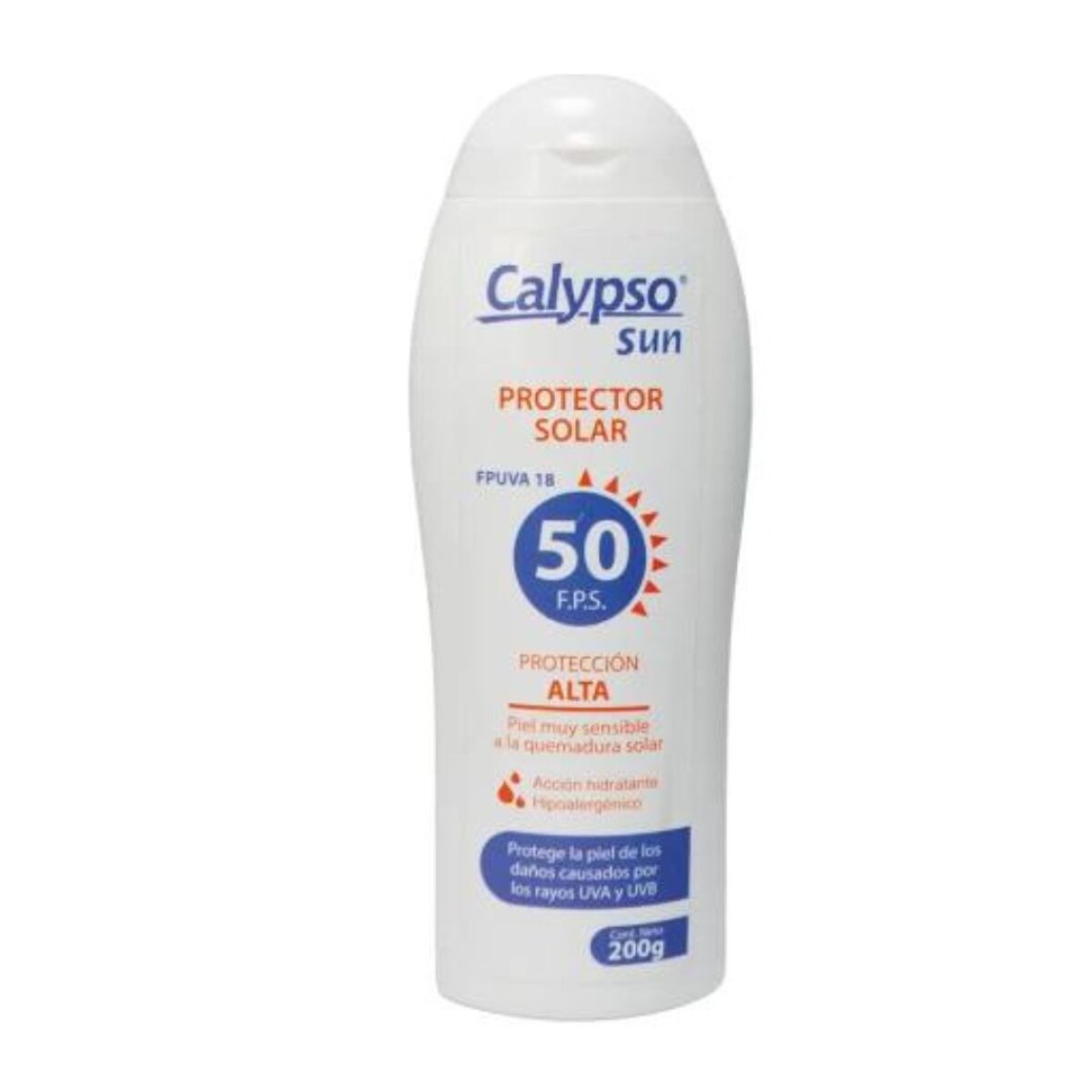 Protector solar CALYPSO - Factor 50 - 180 g 