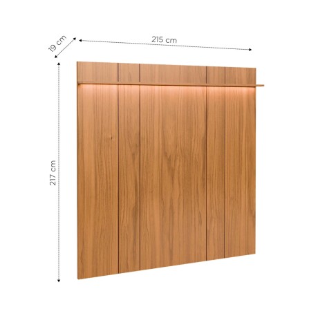 PANEL MODULAR MDF MARRON 2.2 GLASS ROBLE