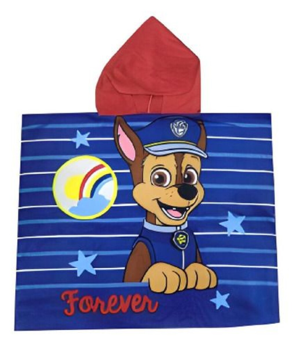 Bata Poncho Plus Paw Patrol - Azul 