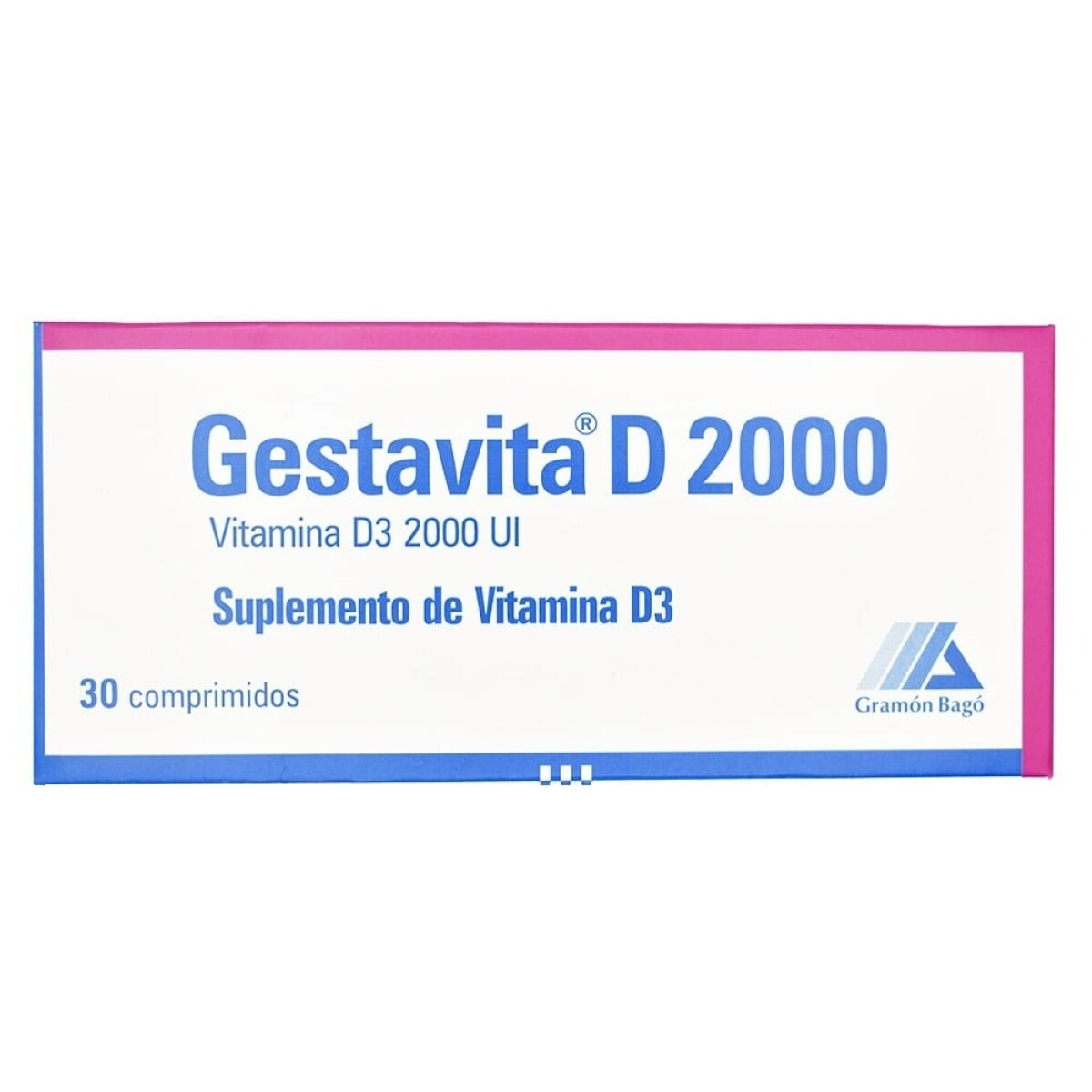 Gestavita D 2000 x30 comprimidos suplemento embarazo 