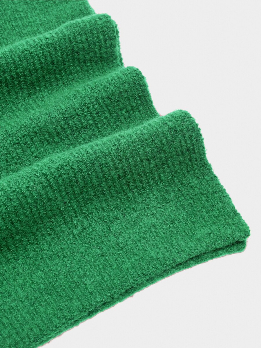 Bufanda Canalada verde